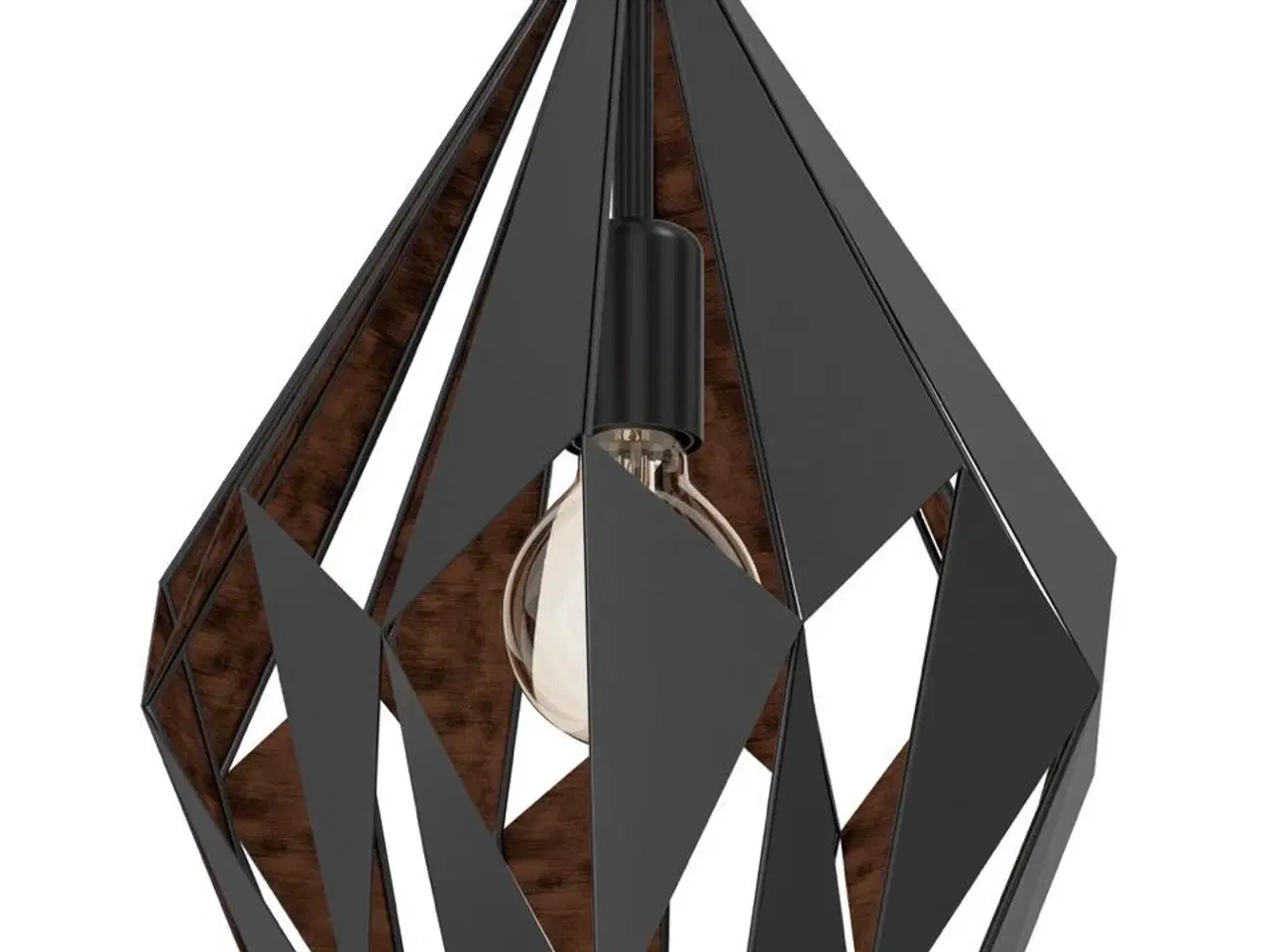 Billede 3 - Loft pendel mrk. Eglo Carlton 1 pendel, Ø31 cm