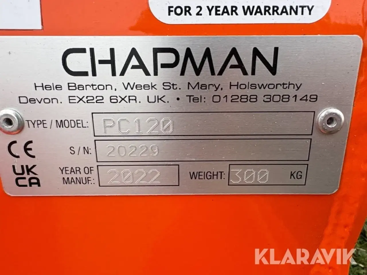 Billede 5 - Paddock Cleaner Chapman PC120