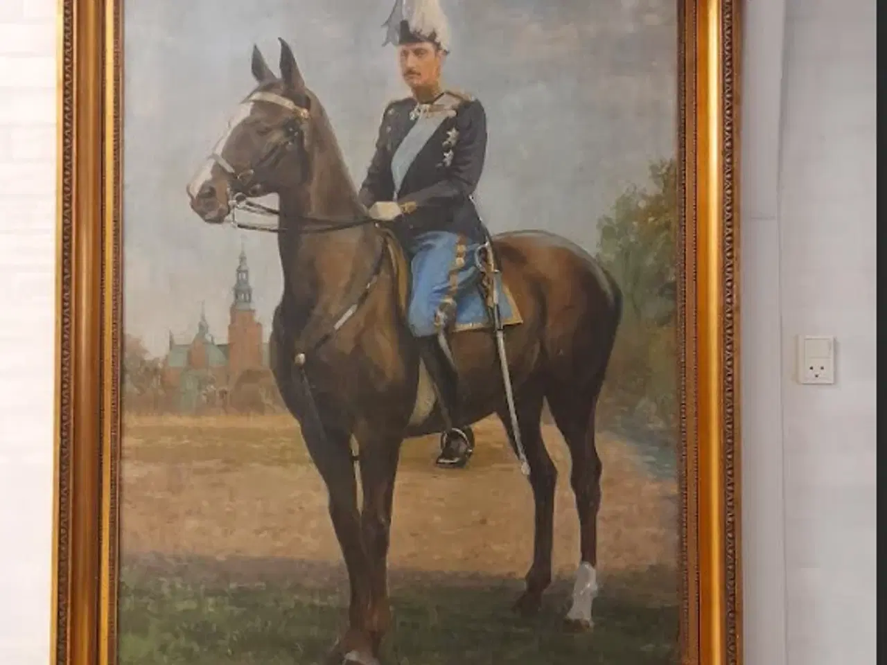 Billede 1 - Maleri af kong Christian X.