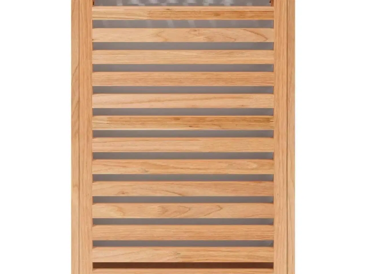 Billede 5 - Vasketøjskurv 45x45x65 cm massivt valnøddetræ