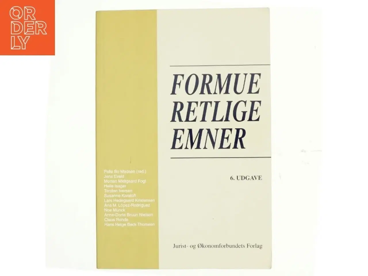 Billede 1 - Formueretlige emner (Bog)