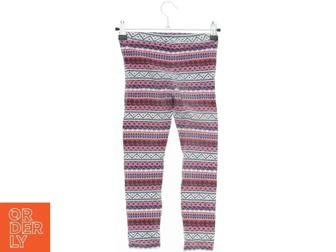 Billede 2 - Mønstret leggings fra Logg (str. 128)