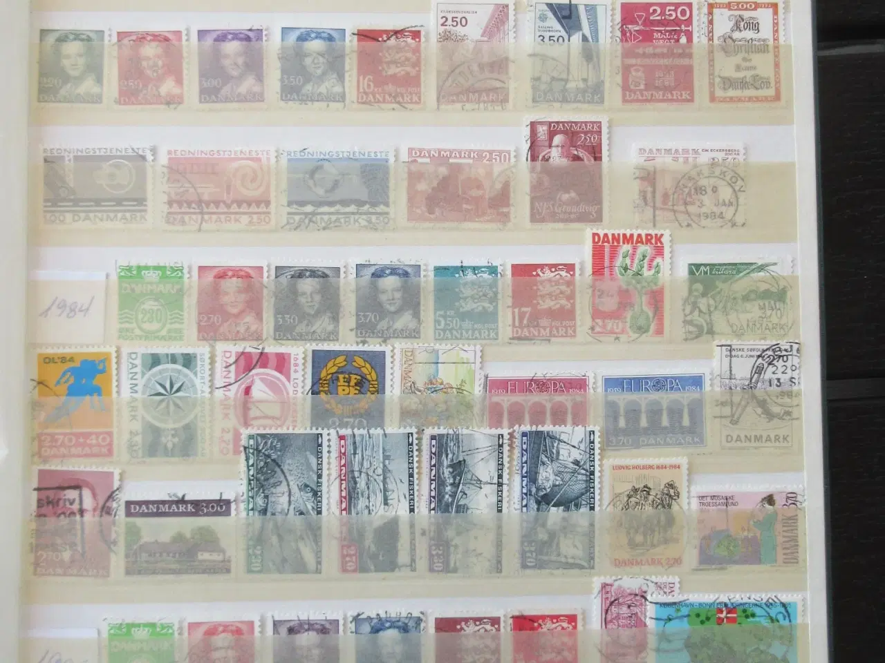Billede 9 - Danmark samling i indstiksbog over 700 mærker