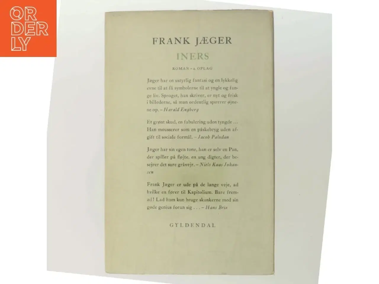 Billede 3 - Iners af Frank Jæger (Bog)