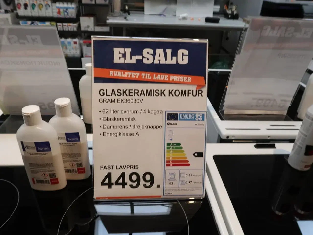 Billede 3 - Glaskeramisk komfur GRAM EK36030V