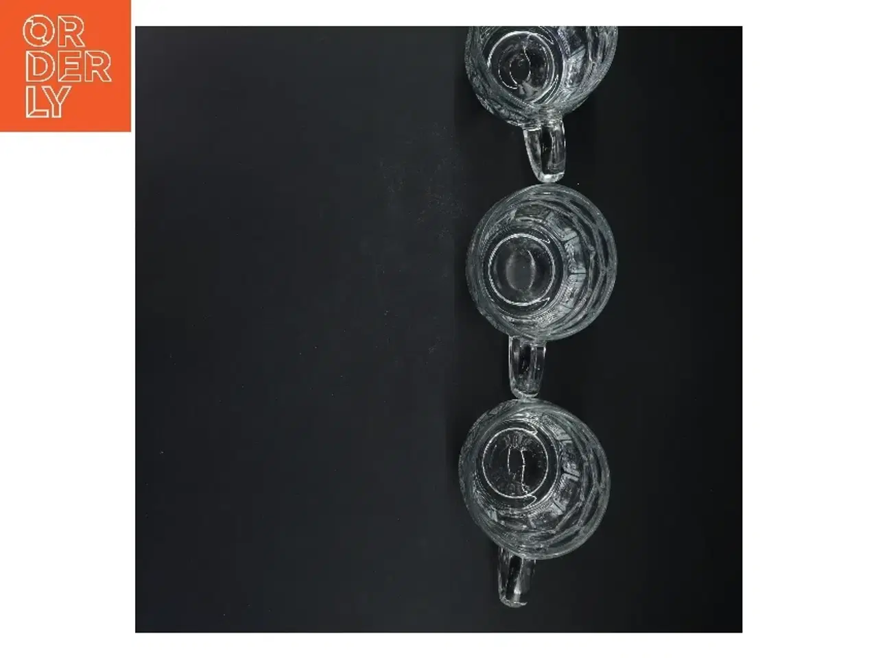 Billede 2 - Sæt af 3 glas ølkrus (str. 12,5x9,5 cm)