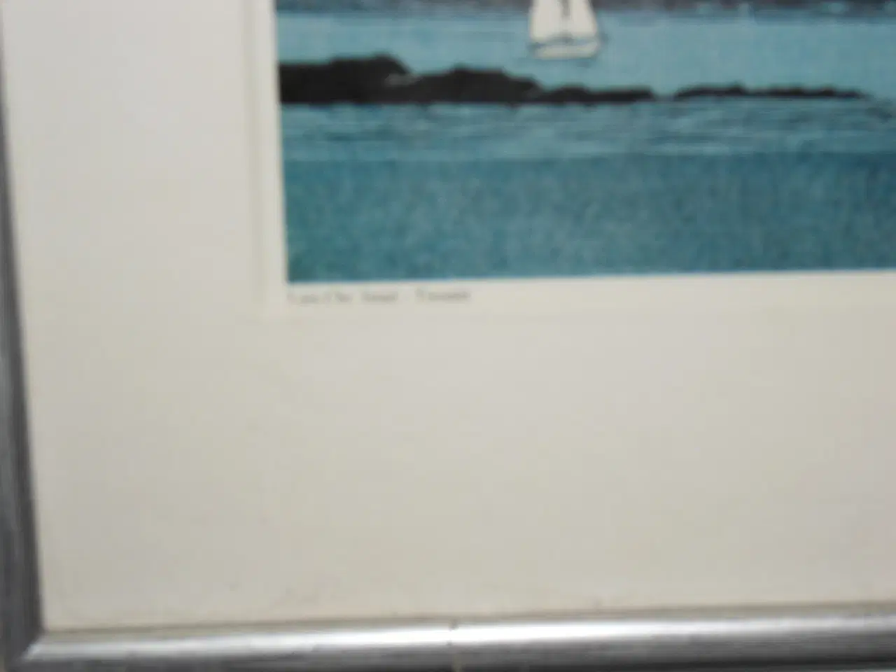 Billede 3 - Lars Christian Istad. Træsnit. Kystmotiv fra Norge