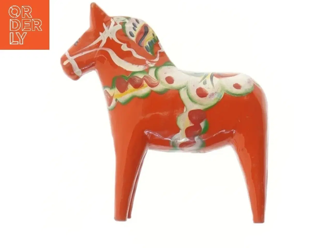 Billede 7 - Dekorative dala heste figurer fra Larsen Danmark (str. 15 og 12 cm)
