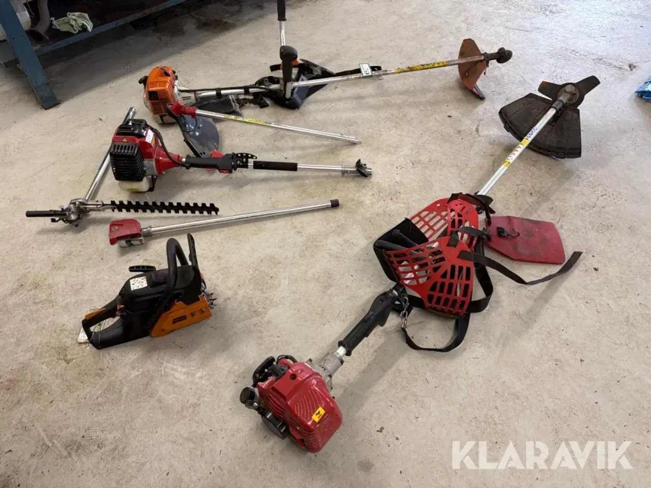 Billede 3 - Motorsav og buskryddere Stihl, scheppach, nakachi, FS200 med flere 3 styk.