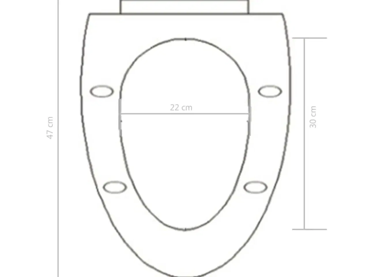 Billede 9 - Toiletsæde med soft-close og quick release-design hvid