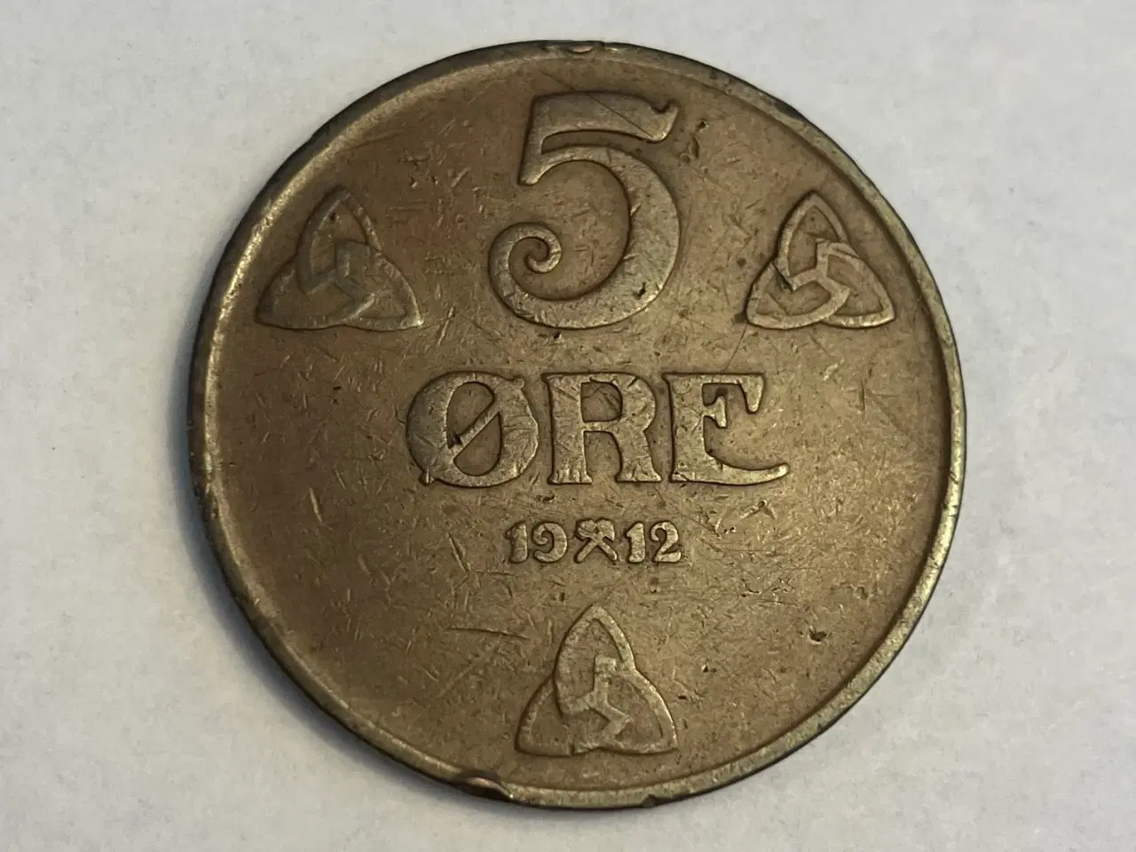 Billede 1 - 5 Øre 1912 Norge