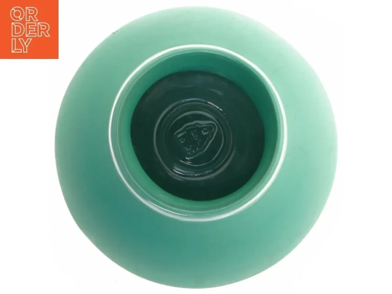 Billede 3 - Grøn vase i glas fra QDO (str. 20 cm)