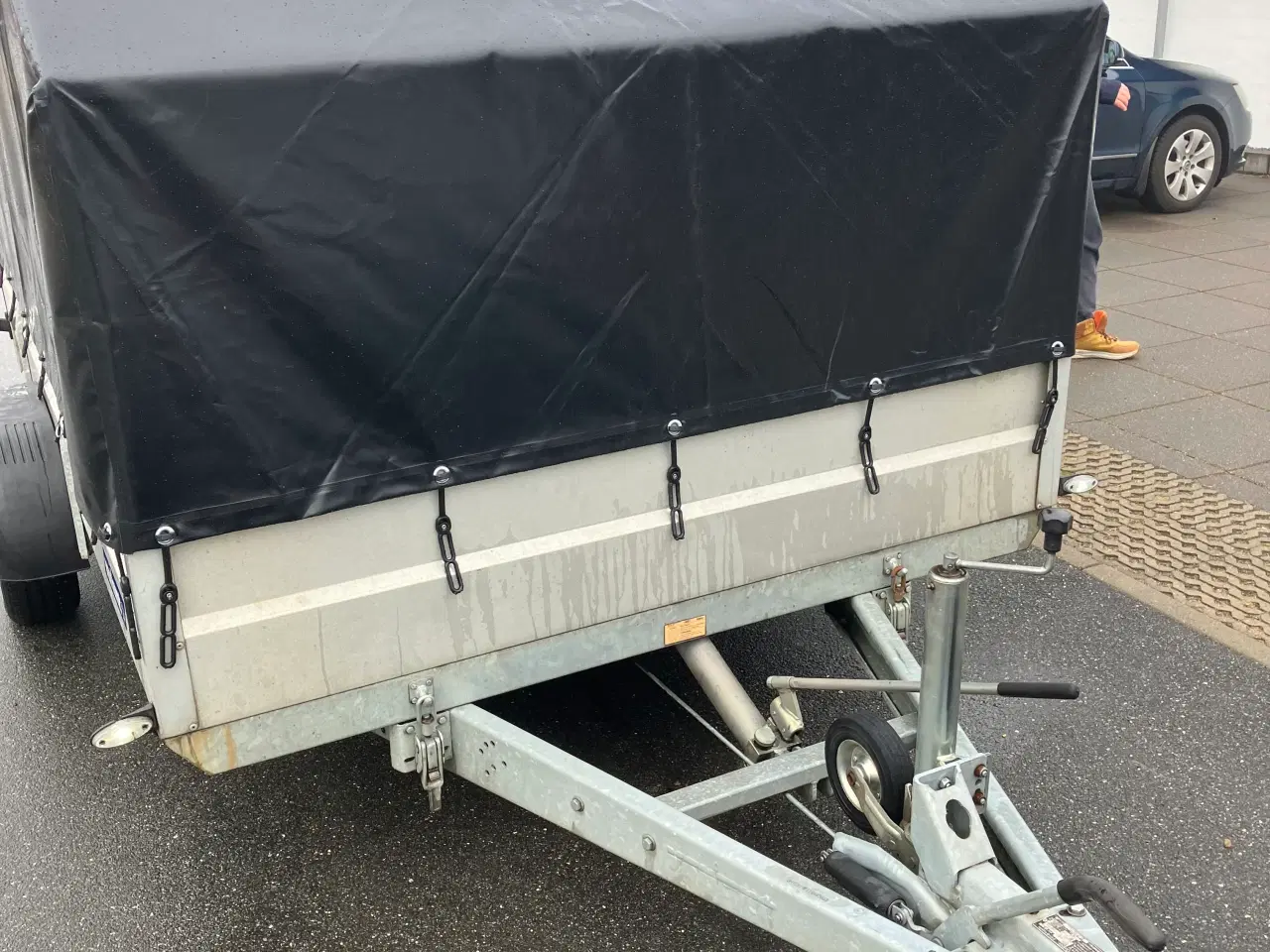 Billede 8 - STOR lukket tip trailer.. 1800 kg