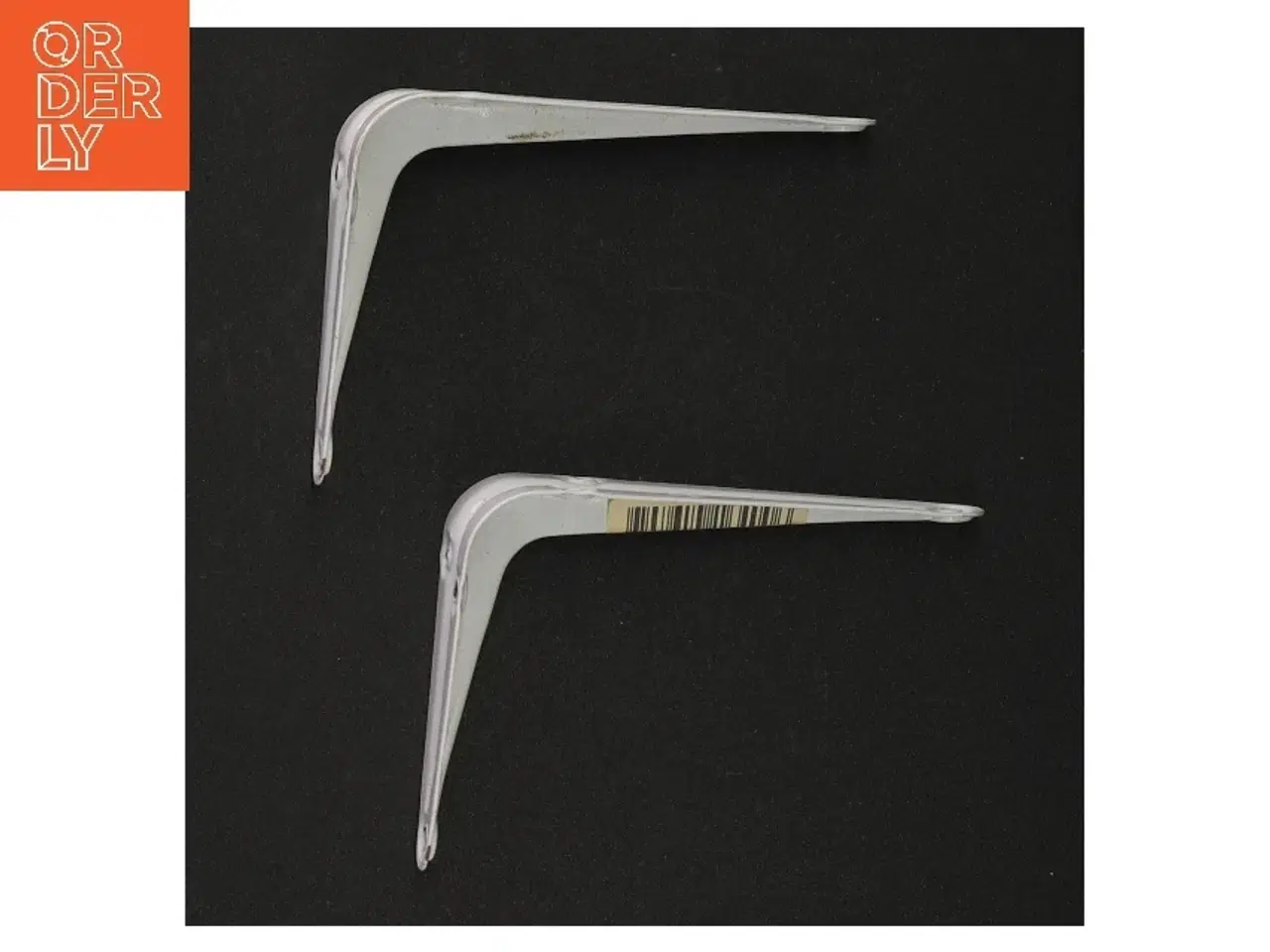 Billede 1 - Hvide hylderknægte (str. 10 x 7 cm)