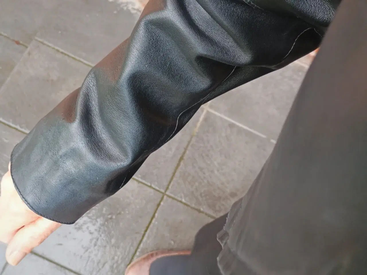 Billede 13 - Skindjakke, ægte, sortbrun, small