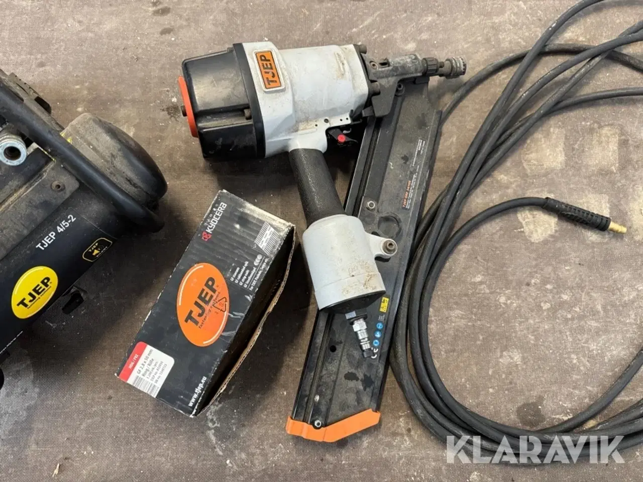 Billede 2 - Sømpistol - Kompressor Tjep GRF34/105 - 4/5-2