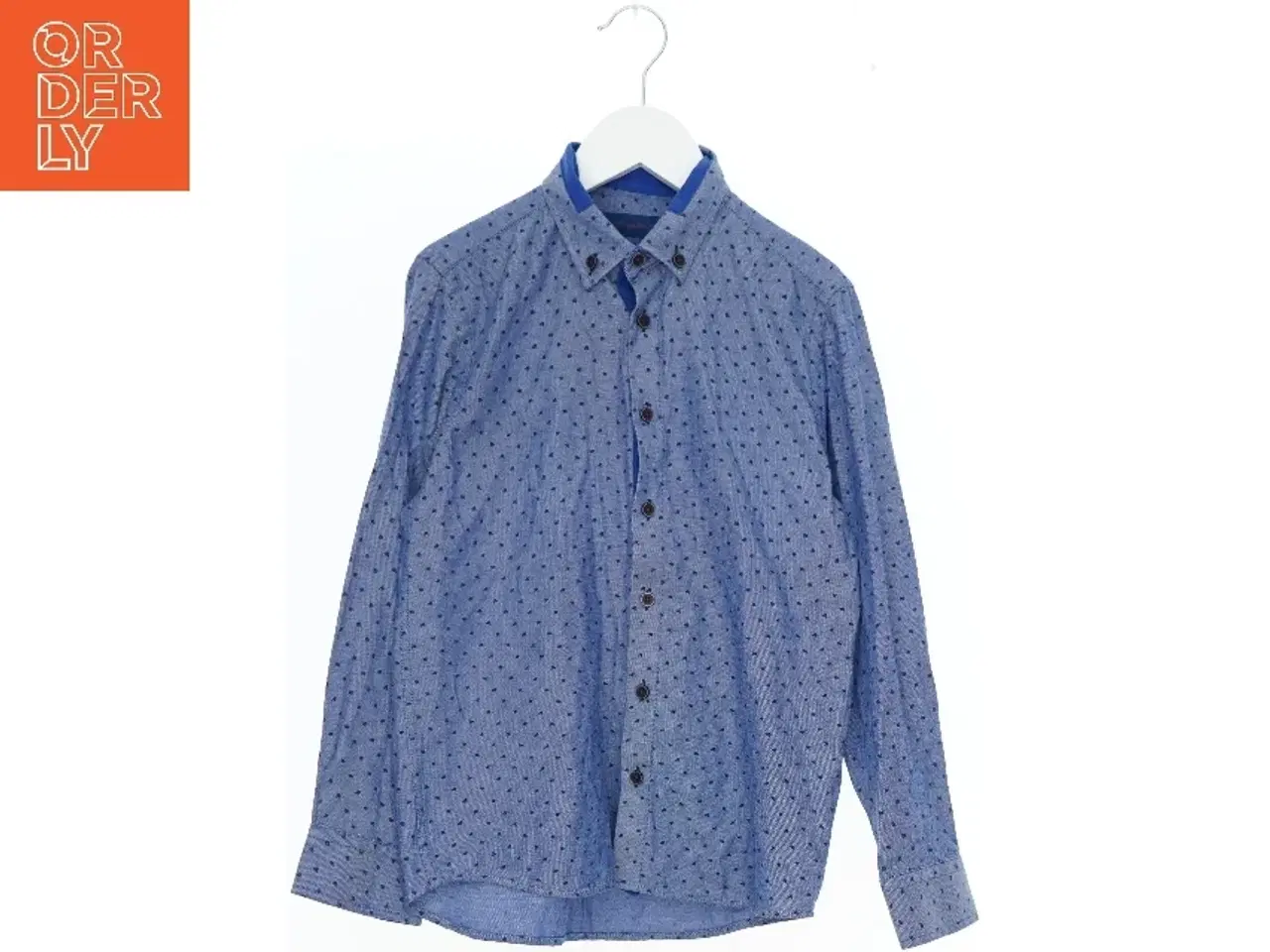 Billede 1 - Langærmet skjorte med mønster fra Rough Justice (str. 140)