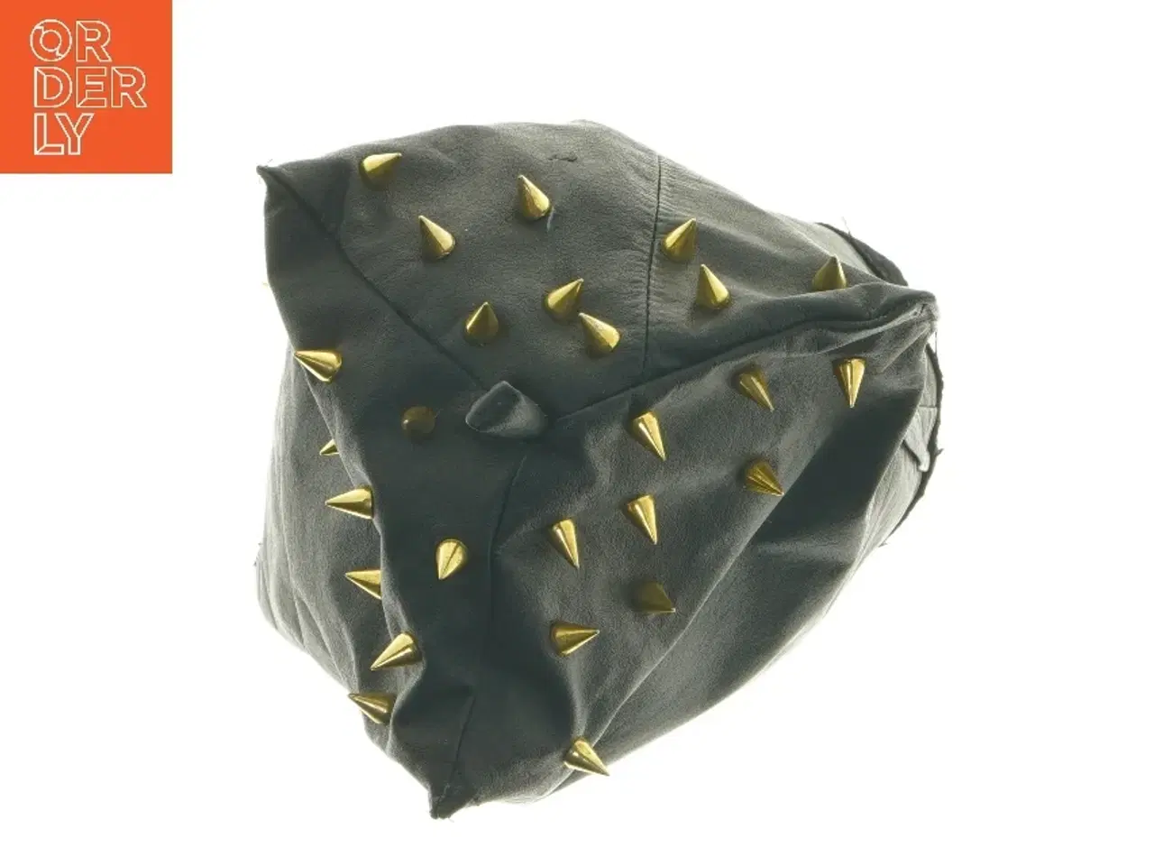 Billede 3 - Stempelkande Læderetui varmer med nitter (str. 25 cm)