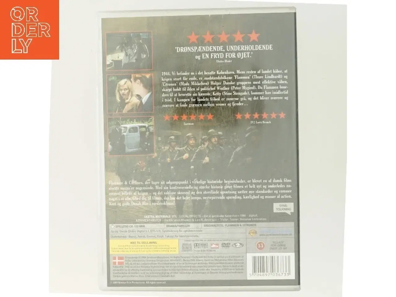 Billede 3 - Flammen & Citronen med Mads Mikkelsen (DVD)