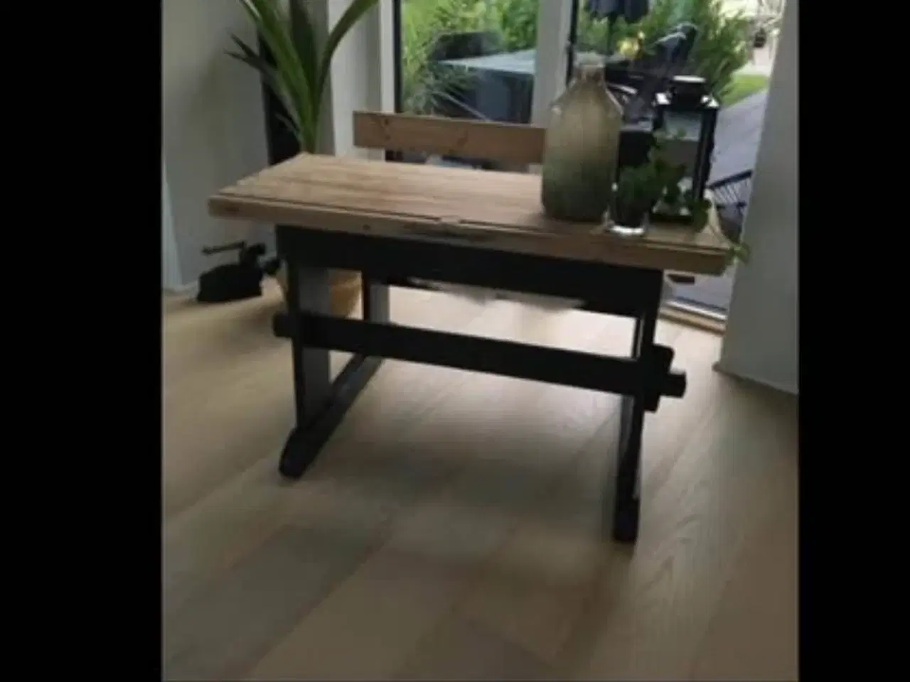 Billede 1 - Skolebænk/skolepult