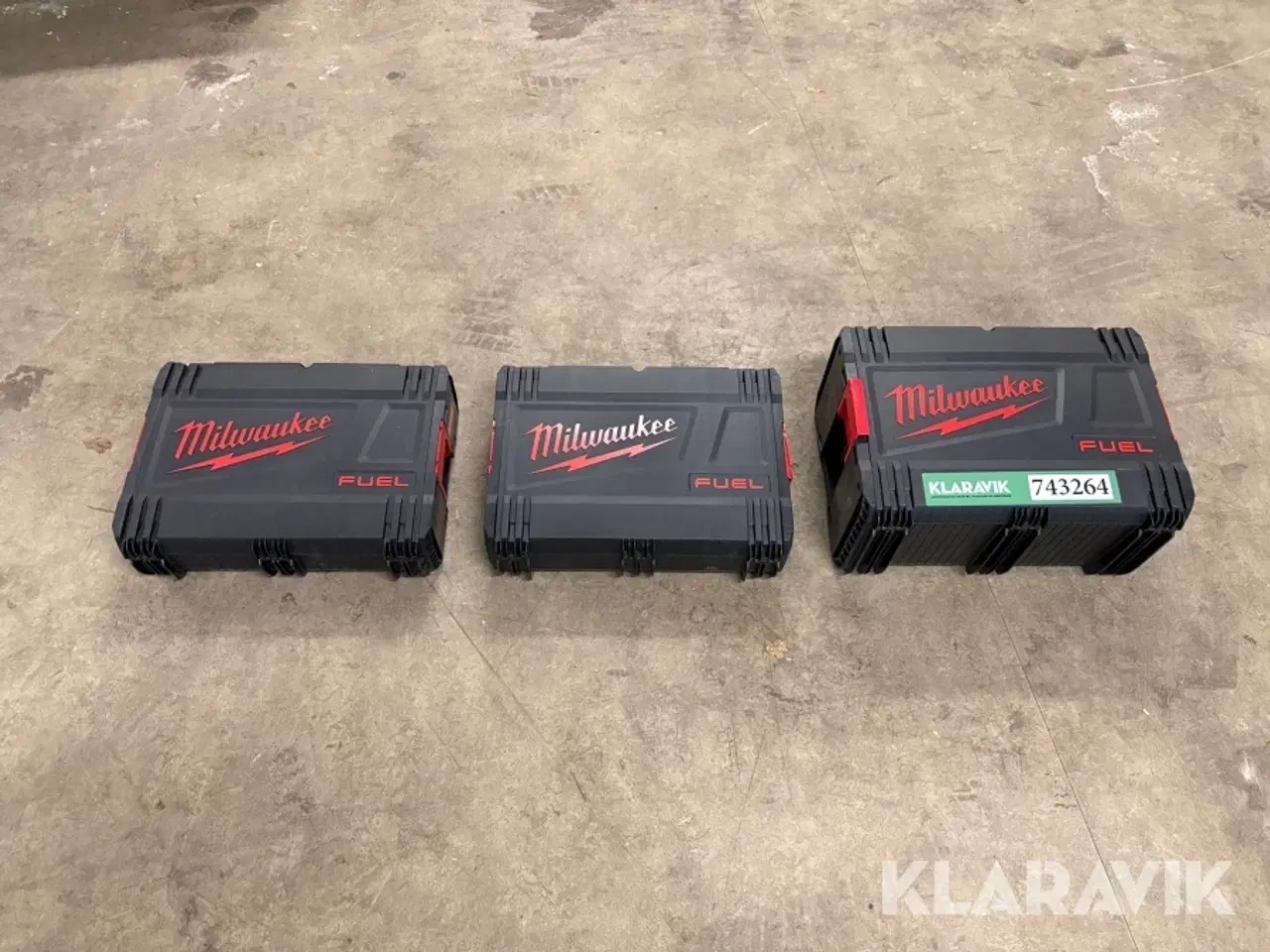 Billede 1 - Tomme værktøjskasser Milwaukee 3 styk