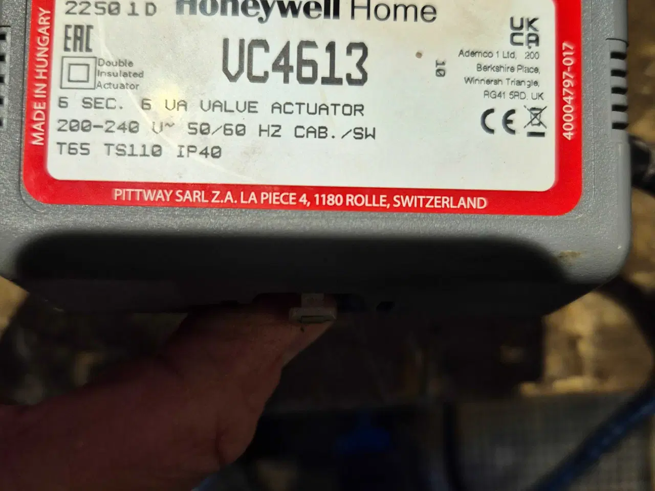 Billede 2 - 3vejsventil vc4613 honeywell 