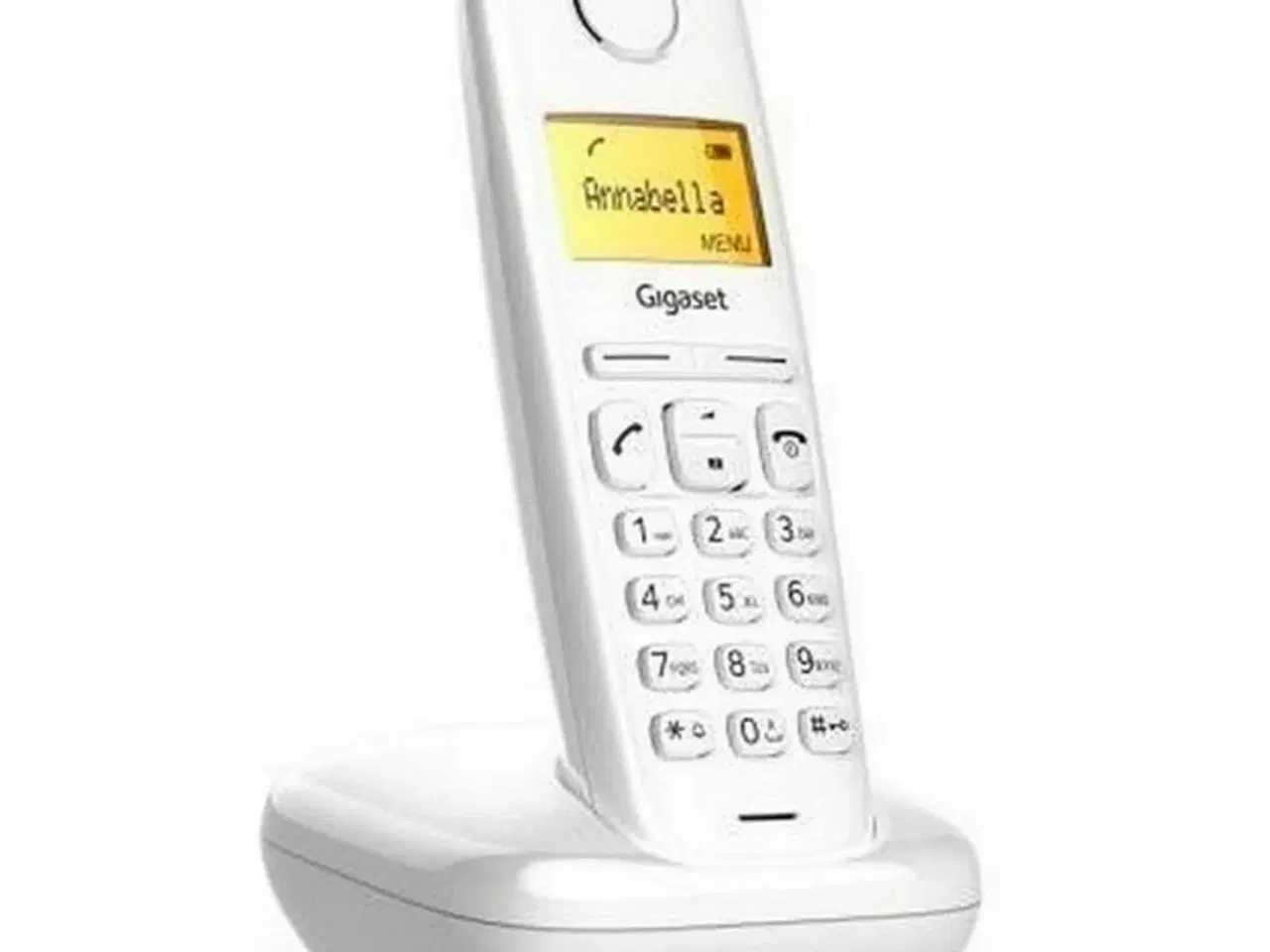 Billede 1 - Gigaset A170 trådløs DECT-telefon 1,5" - Hvid