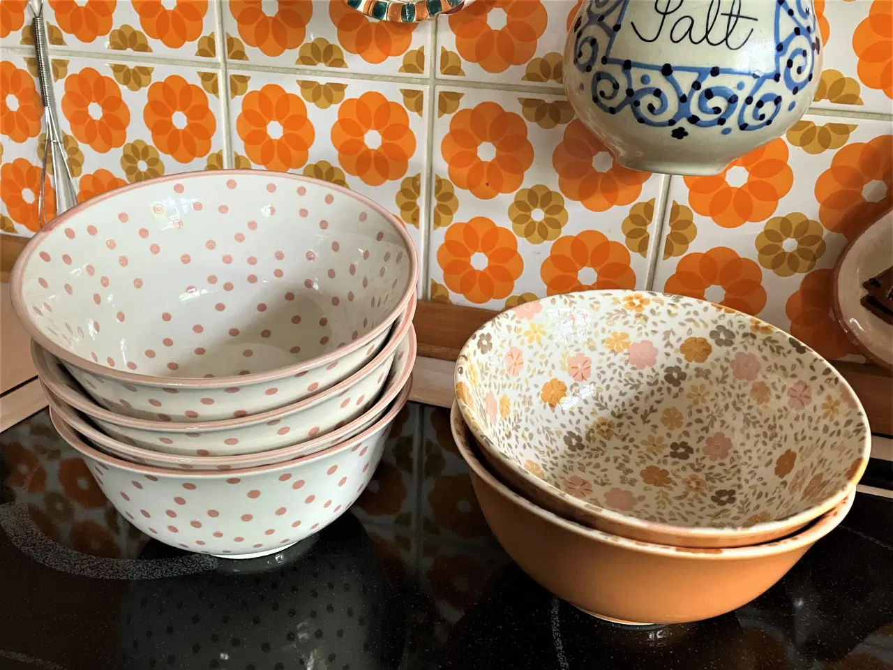 Billede 1 - 6 smukke skåle i porcelæn, bowls
