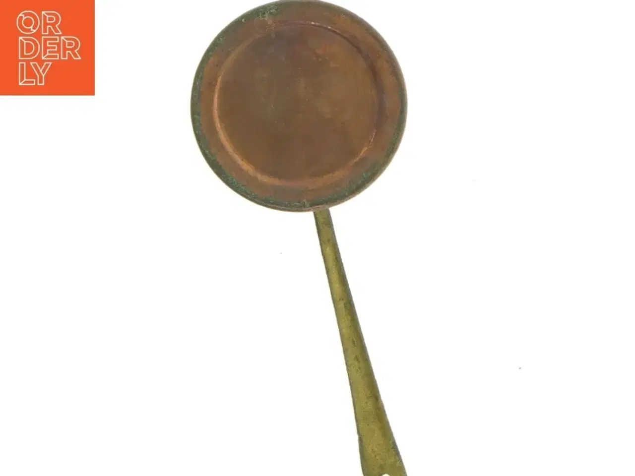 Billede 6 - Gammel messing kande på hank (str. 6 x sx cm)