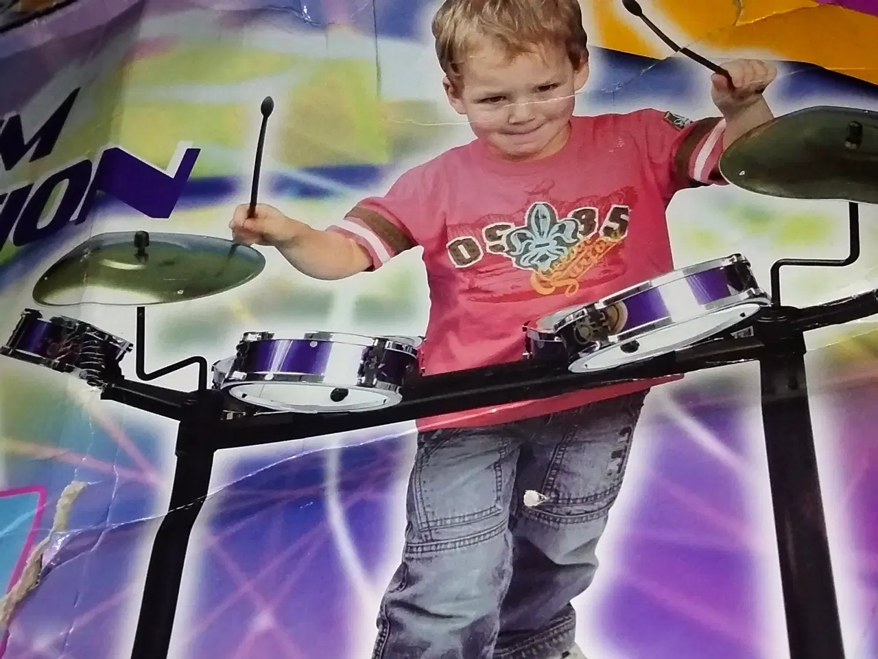 Billede 2 - Trommesæt til børn