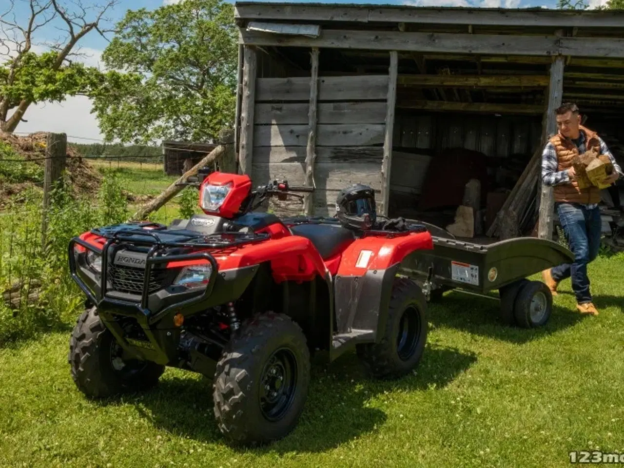 Billede 3 - Honda TRX 520 FE TRAKTOR