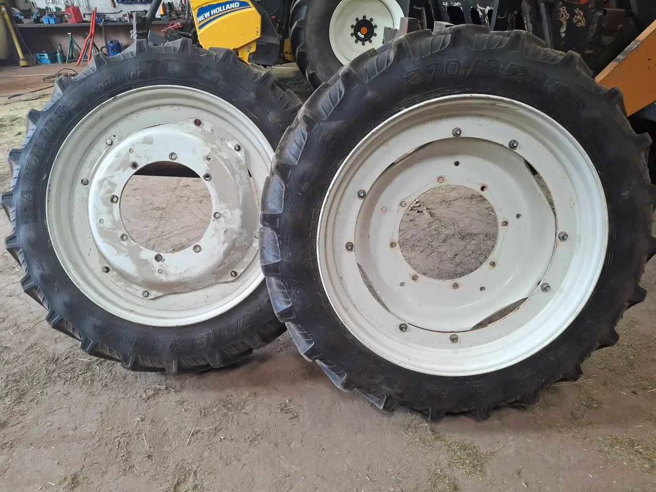 Billede 1 - 1 sæt sprøjtehjul 