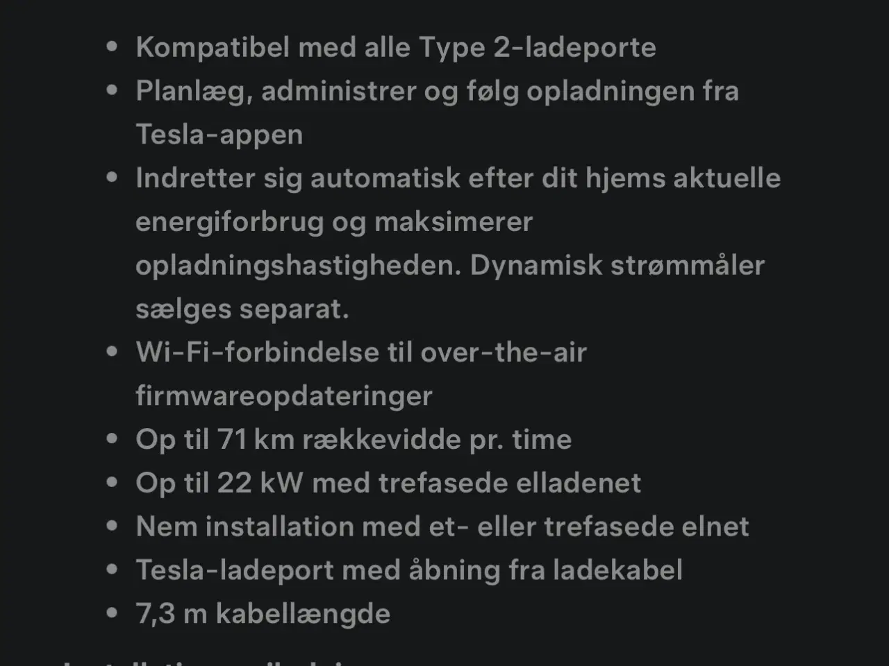 Billede 2 - Tesla hjemmeoplader 