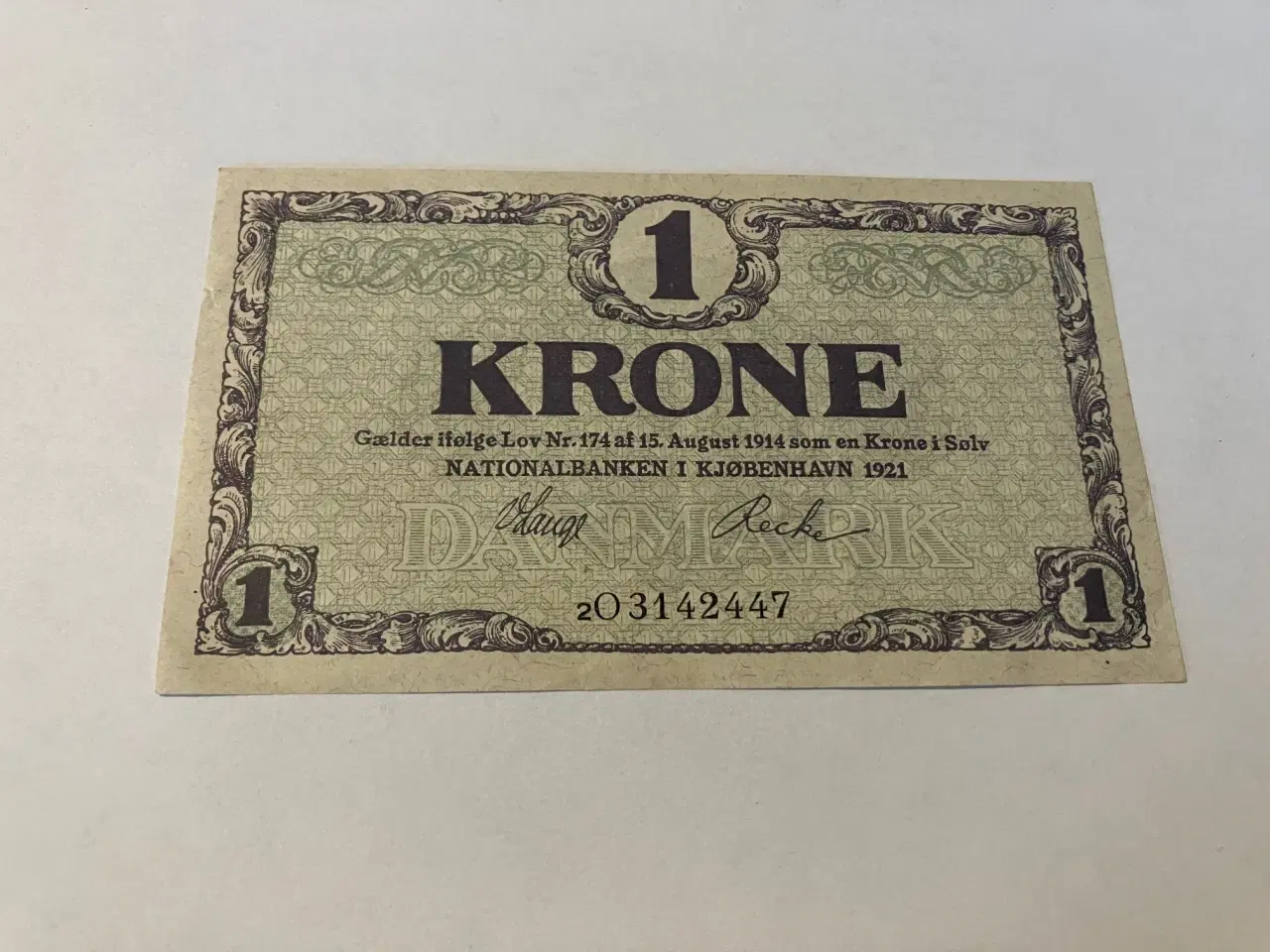 Billede 1 - 1 Krone 1921
