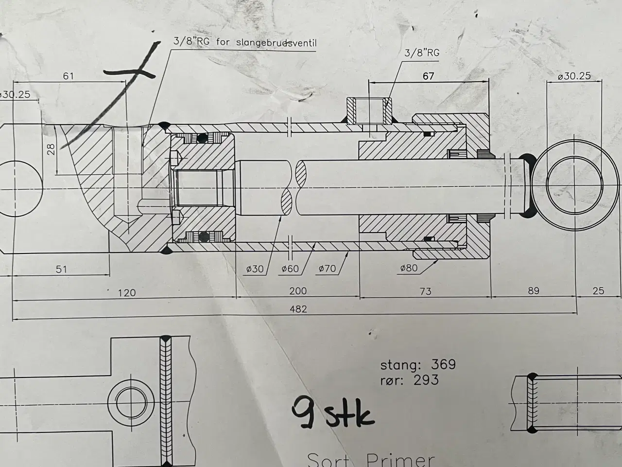 Billede 5 - Hydraulik cylinder