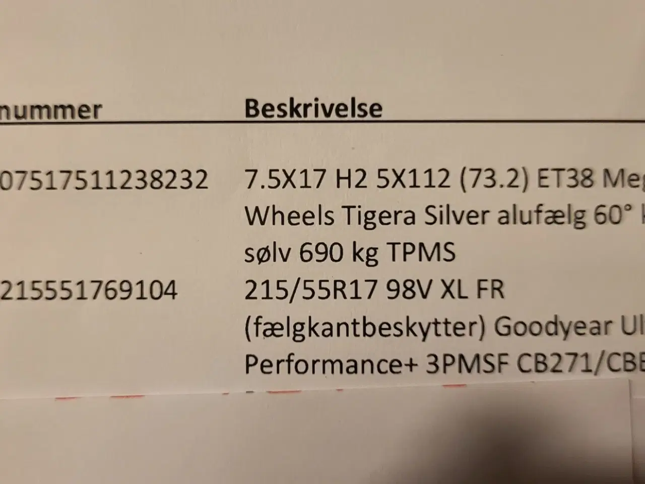 Billede 2 - Good Year Alpin 6,vinterdæk på alufælge fra SDS