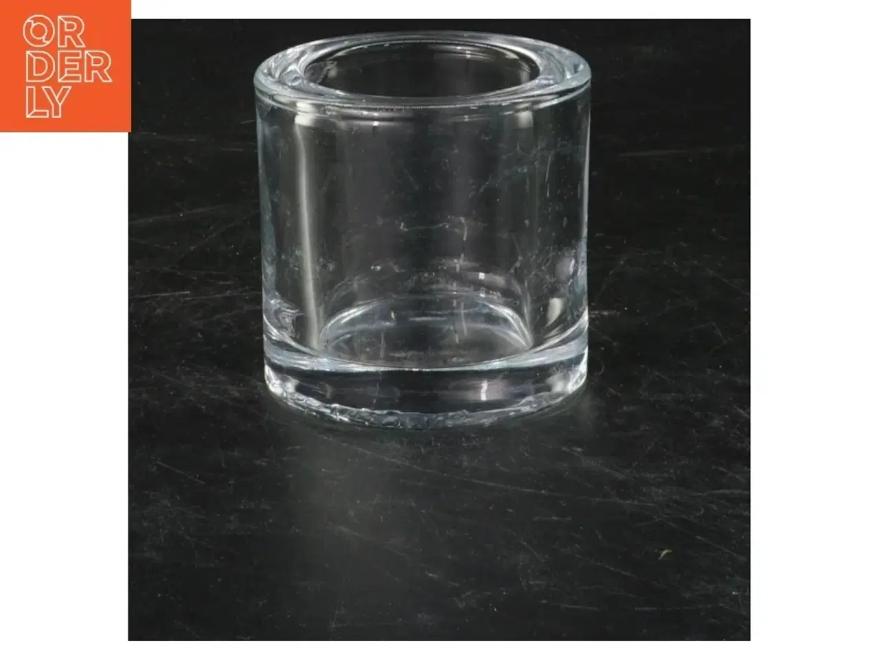 Billede 1 - Glas fyrfadsstage (str. 6x6 cm)