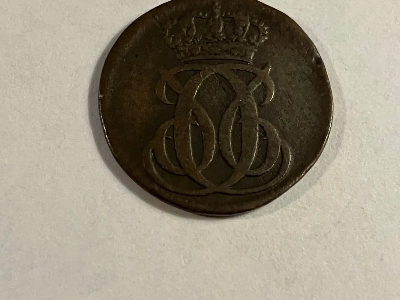 Billede 2 - 1/2 Skilling 1745 Danmark