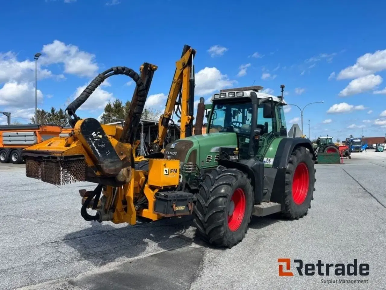 Billede 1 - Fendt 718 Vario med FM front og sideklipper