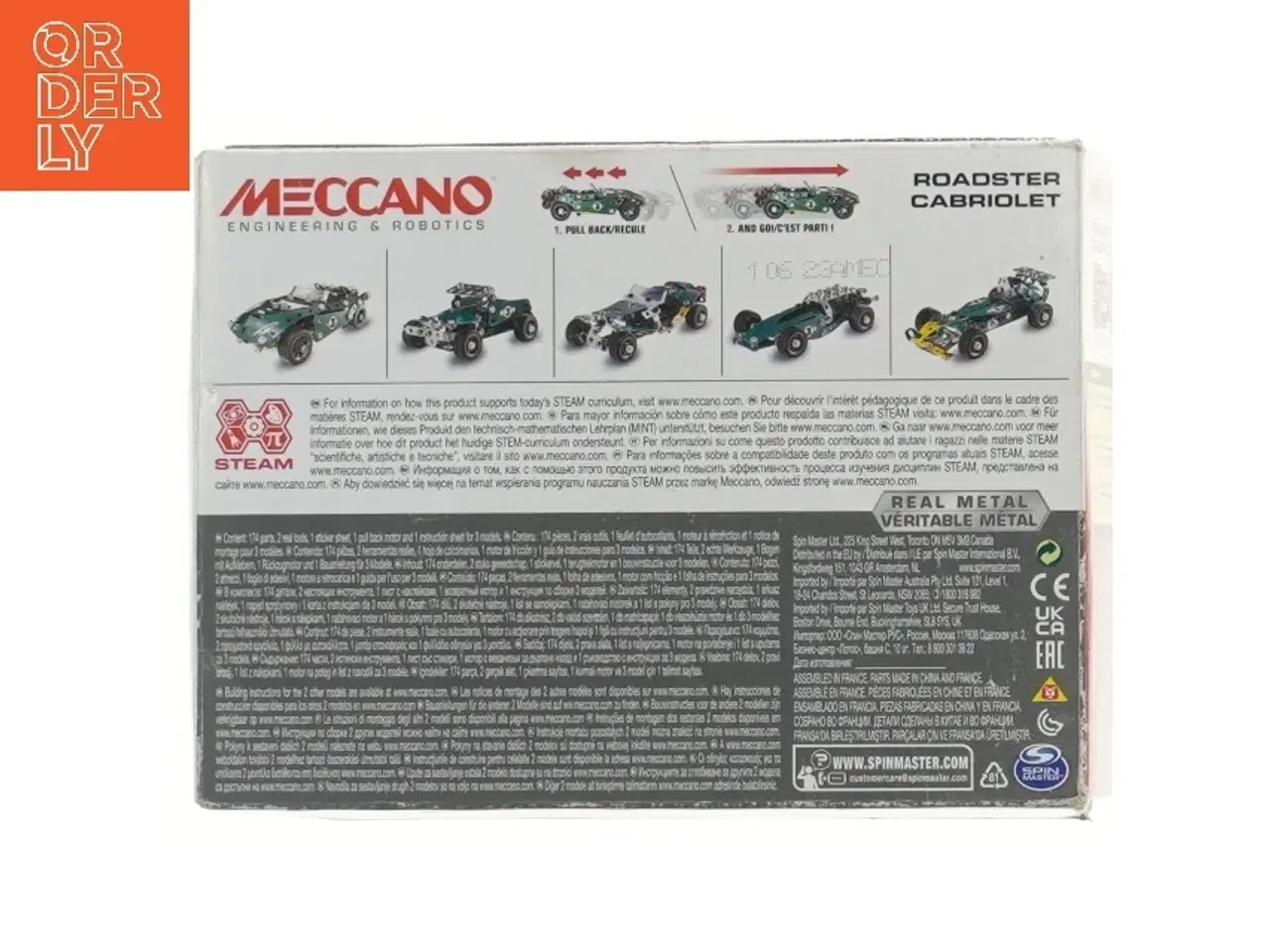 Billede 2 - Meccano Roadster Cabriolet byggesæt fra Meccano