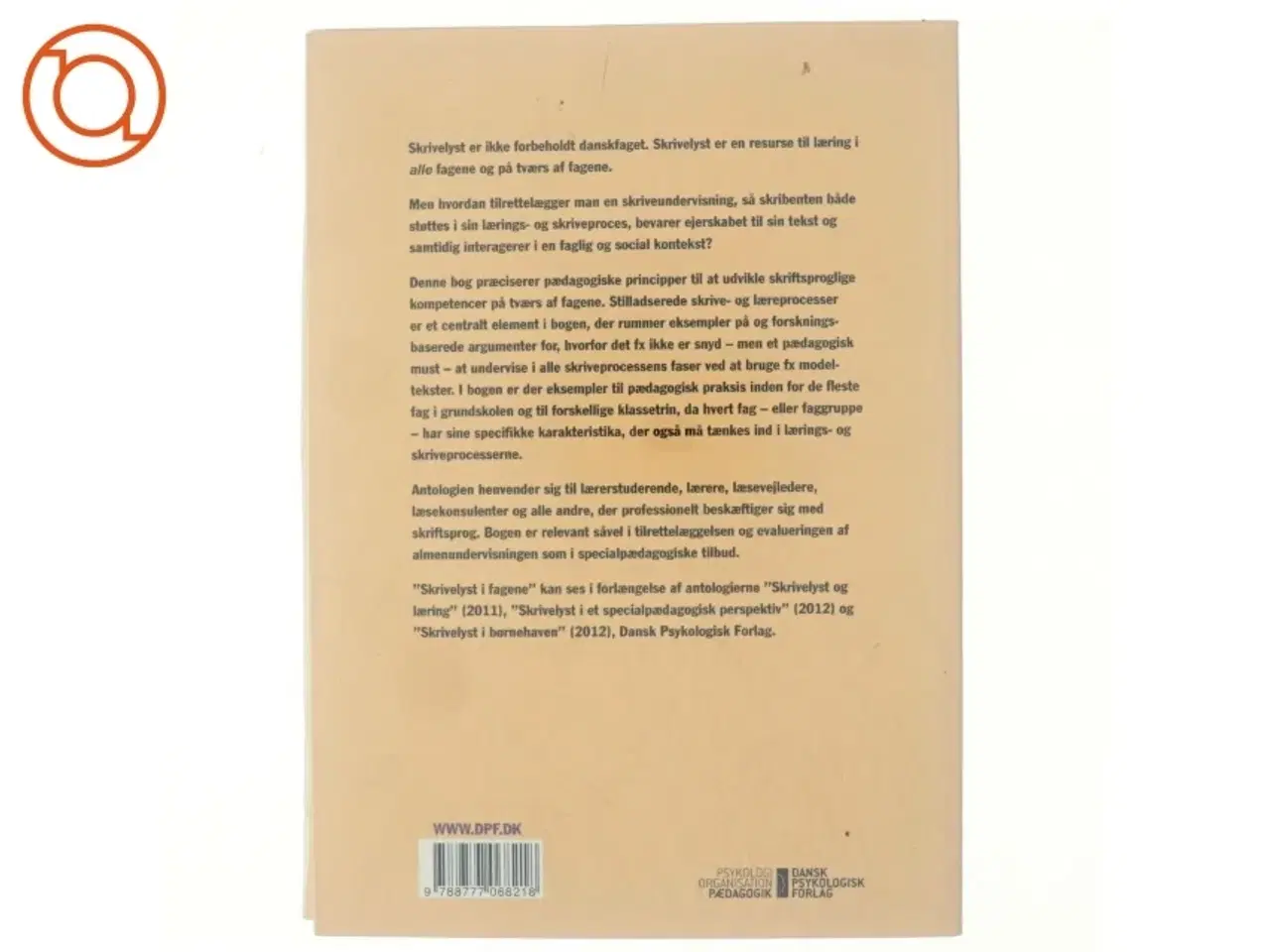 Billede 3 - Skrivelyst i fagene (Bog)