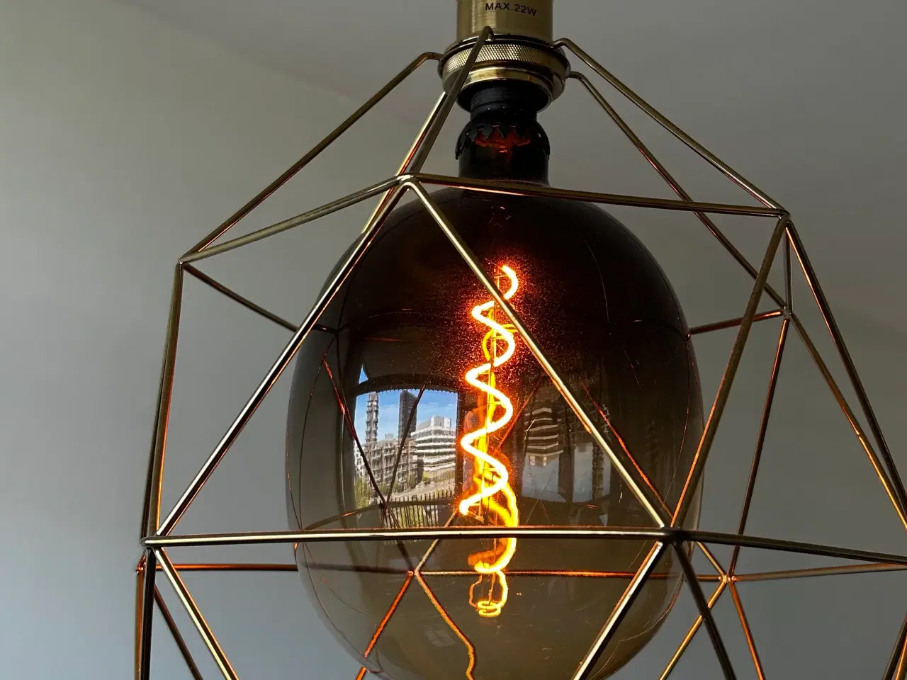 Billede 1 - Ceiling lamp (1 decorative LED bulb included!)