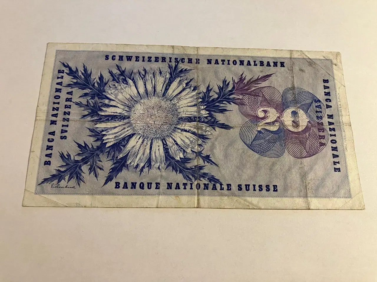 Billede 2 - 20 Franken Switzerland