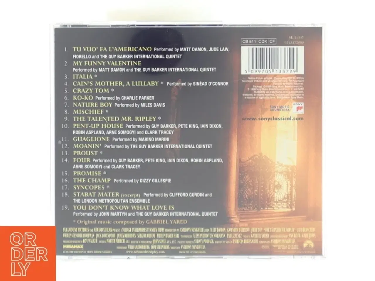 Billede 2 - The Talented Mr. Ripley Soundtrack CD fra Sony Music