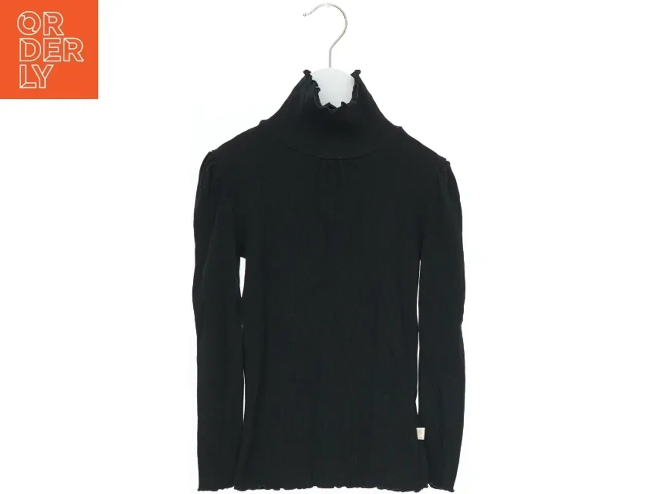 Billede 1 - Sort langærmet højhalset trøje fra Pomp de Lux (str. 110)