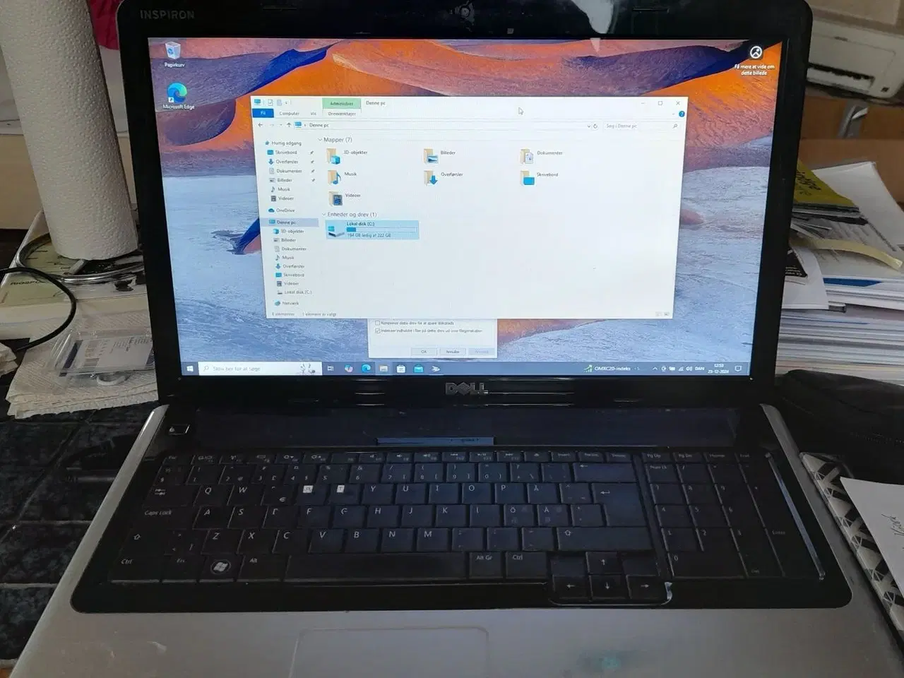 Billede 2 - Dell Inspiron 1750, 1,8 GHz, 4 GB ram, 220 GB SSD