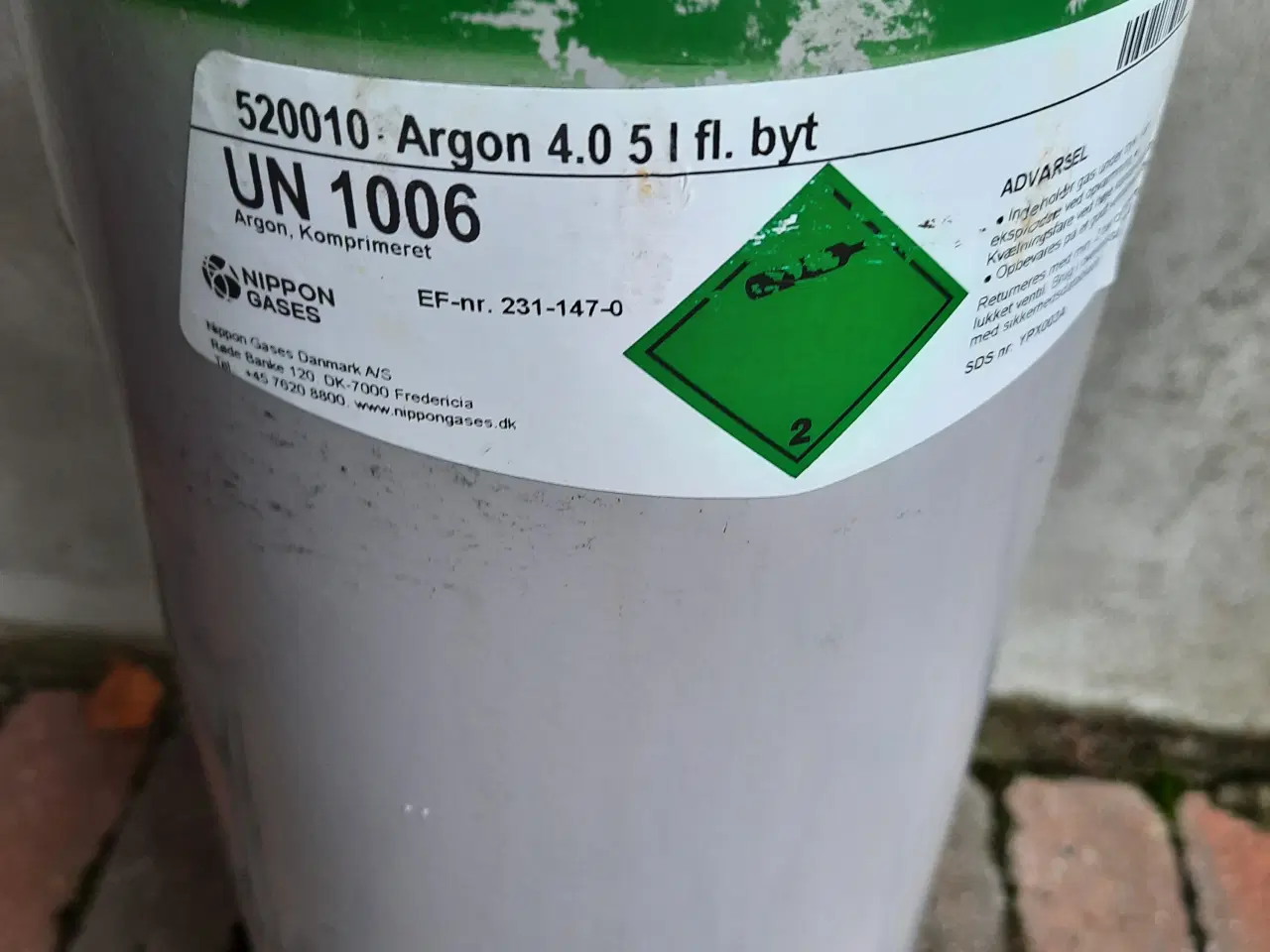 Billede 6 - Argon 5 liter Ejerflaske, Air Liquide