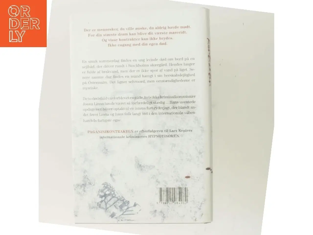 Billede 3 - Paganinikontrakten : Kriminalroman (Danish Language) af Lars Kepler (Bog)