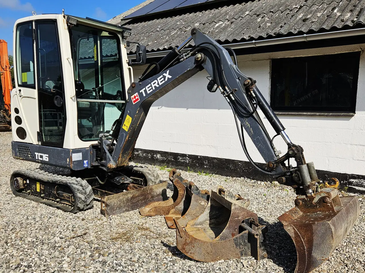 Billede 2 - Terex TC16 / meget tilbehør / ny undervogn