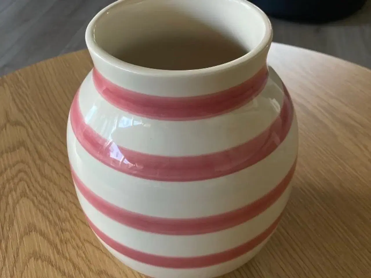 Billede 2 - Kähler Omaggio vase – 20 cm (rosa/hvid)